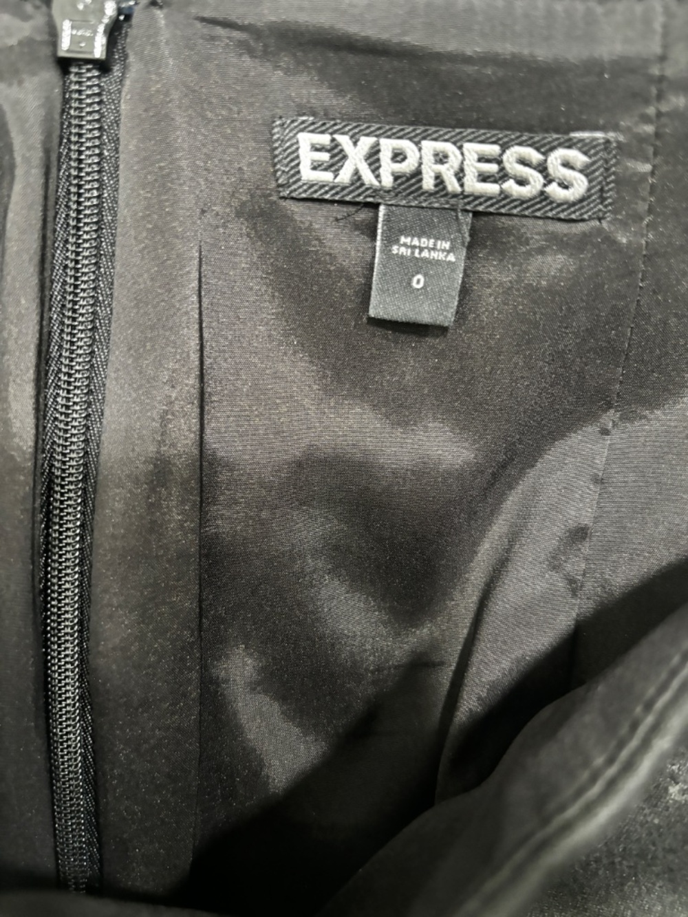 Express Pencil Skirt - Black Size 0 - Picture 8 of 9